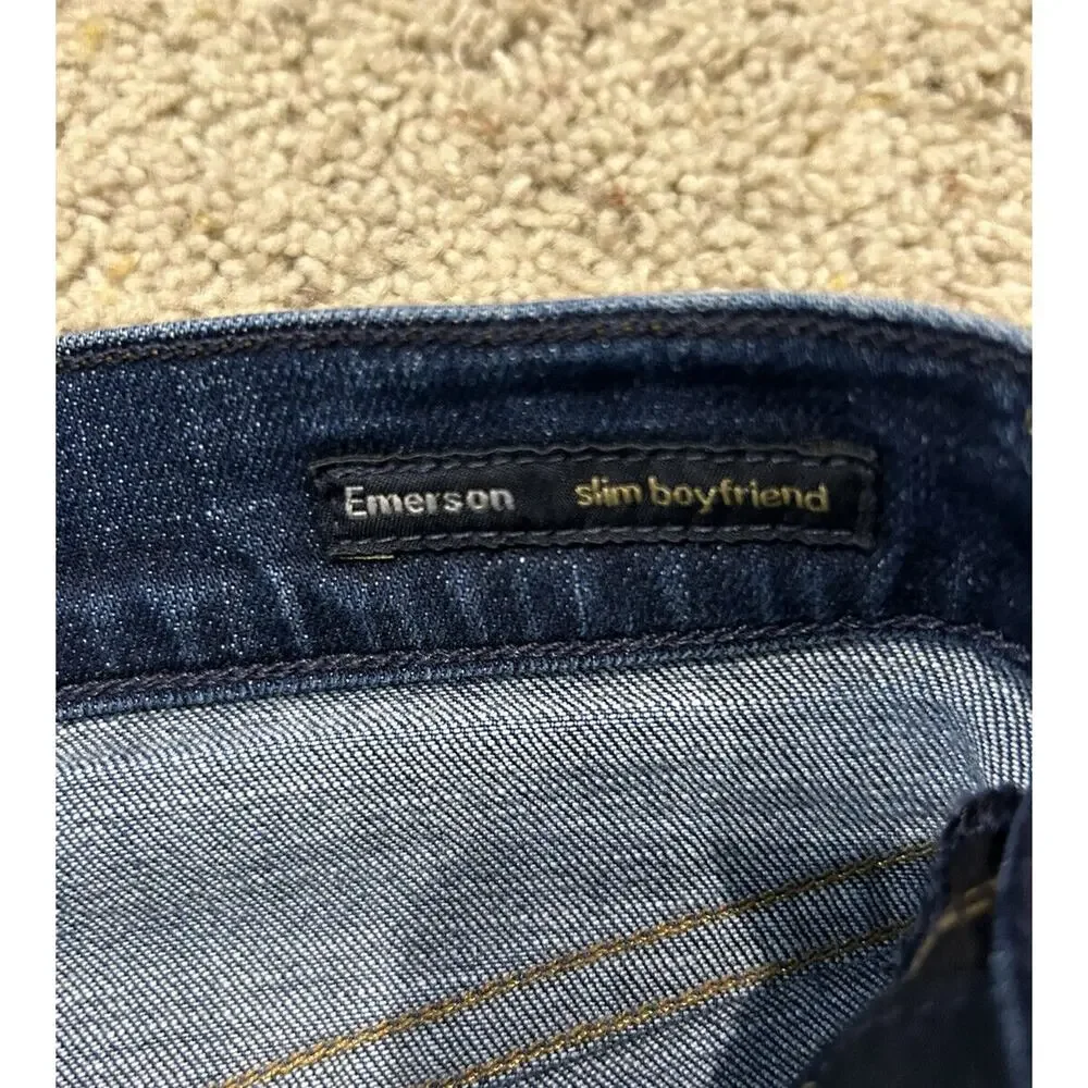 Vtg CITIZENS OF HUMANITY 25 (30 x 26) Cropped/ANkle JEANS Emerson Slim Boyfriend